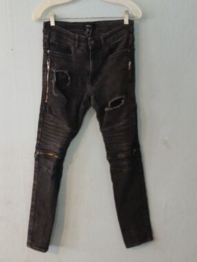 Forever 21 Men's Slim Biker Jeans